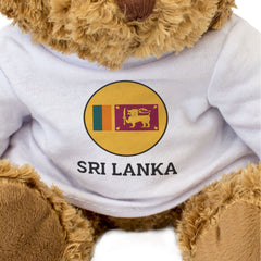 SRI LANKA FLAG ROUNDEL - Teddy Bear - Cute Cuddly Soft - Sri Lankan Gift Present