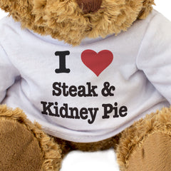 I Love Steak & Kidney Pie - Teddy Bear
