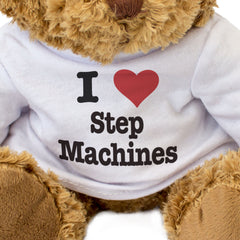 I LOVE STEP MACHINES - Teddy Bear - Cute Cuddly Soft Adorable - Gift Present
