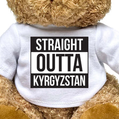 STRAIGHT OUTTA KYRGYZSTAN - Teddy Bear - Cute Funny Souvenir Gift Present - Image 2