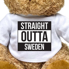 STRAIGHT OUTTA SWEDEN - Teddy Bear - Cute Funny Souvenir Gift Present - Image 2
