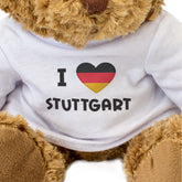 I Love Stuttgart (Germany Flag) - Teddy Bear