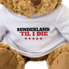 SUNDERLAND TIL I DIE - Teddy Bear - Cute Cuddly Soft Adorable - Gift Present