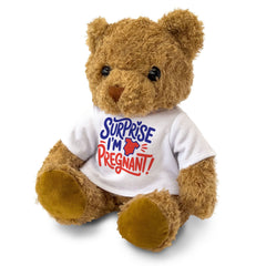 SURPRISE I'M PREGNANT! - Teddy Bear - Cute Cuddly Soft Adorable - Gift Present