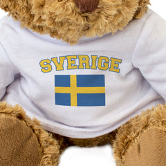 SVERIGE + FLAG - Teddy Bear - Cute Funny Sweden Souvenir Gift Present - Image 3