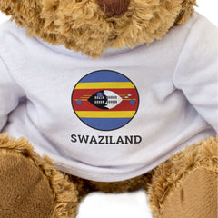 SWAZILAND FLAG ROUNDEL - Teddy Bear - Cute Cuddly Soft - Gift Present