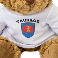 TAURAGĖ FLAG - Teddy Bear - Cute Cuddly Soft Adorable - Lithuania Gift Present