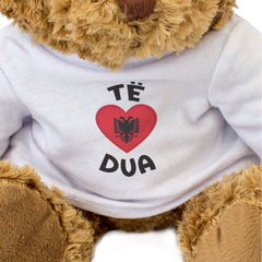 TË DUA (ALBANIAN FLAG) - Teddy Bear - I Love You - Cute Romantic Gift Present