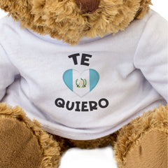 TE QUIERO (GUATEMALA FLAG) - Teddy Bear - I Love You - Romantic Gift Present