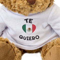 TE QUIERO (MEXICAN FLAG) - Teddy Bear - I Love You - Cute Romantic Gift Present