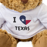 I Love Texas Flag - Teddy Bear