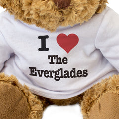 I LOVE THE EVERGLADES - Teddy Bear - Cute Funny - Florida Souvenir Gift Present
