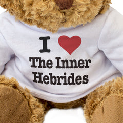 I LOVE THE INNER HEBRIDES - Teddy Bear - Cute Cuddly - Scotland Gift Present