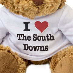 I LOVE THE SOUTH DOWNS - Teddy Bear - Cute Cuddly Soft Adorable - Gift Present