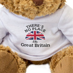 THERE'S NO PLACE LIKE GREAT BRITAIN - Teddy Bear - UK British Gift Present