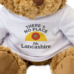 THERE'S NO PLACE LIKE LANCASHIRE - Teddy Bear - Cute Cuddly Soft - Gift Present