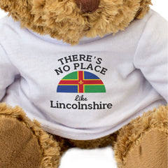 THERE'S NO PLACE LIKE LINCOLNSHIRE - Teddy Bear - Cute Cuddly - Gift Present