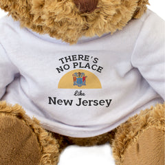 THERE'S NO PLACE LIKE NEW JERSEY - Teddy Bear - Cute Cuddly - Gift Present