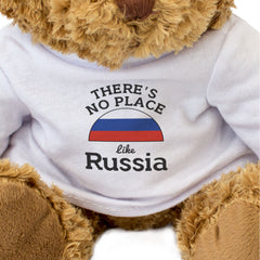 THERE'S NO PLACE LIKE RUSSIA - Teddy Bear - Cute Cuddly - Russian Gift Present