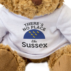 THERE'S NO PLACE LIKE SUSSEX - Teddy Bear - Cute Cuddly - Gift Present