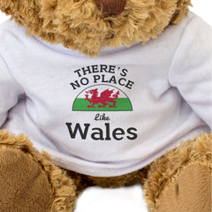 THERE'S NO PLACE LIKE WALES - Teddy Bear - Cute Cuddly - Welsh Gift Present