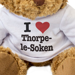 I LOVE THORPE-LE-SOKEN - Teddy Bear - Cute Cuddly - Funny Essex Gift Present