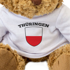 THÜRINGEN FLAG - Teddy Bear - Cute Cuddly Soft - Thuringia Germany Gift Present