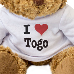 I LOVE TOGO - Teddy Bear - Cute Cuddly Soft Adorable - Gift Present