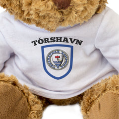 TÓRSHAVN FLAG - Teddy Bear - Cute Cuddly Soft - Faroe Islands Gift Present