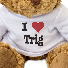 I LOVE TRIG - Teddy Bear - Cute Cuddly Soft - Maths Gift Present