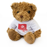 TUNISIA FLAG (FOOTBALL) - Teddy Bear - Cute - Tunisian Soccer Fan Gift Present