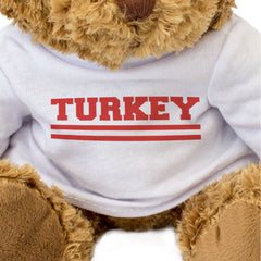 TURKEY FLAG STRIPES - Teddy Bear - Cute Funny - Turkish Souvenir Gift Present