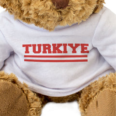 TURKIYE FLAG STRIPES - Teddy Bear - Cute Funny - Turkish Souvenir Gift Present