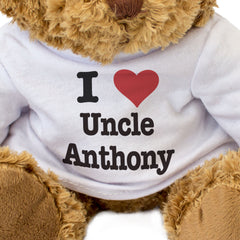 I LOVE UNCLE ANTHONY - Teddy Bear - Cute Cuddly Soft Adorable - Gift Present