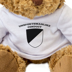 UNSPORTSMANLIKE CONDUCT (BLACK & WHITE FLAG) - Teddy Bear - Motorsport Present