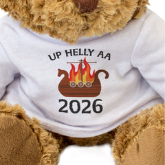 UP HELLY AA 2026 (LONGSHIP) - Teddy Bear - Shetland Fire Festival Gift Present