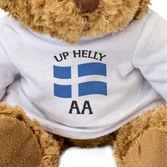 UP HELLY AA (SHETLAND FLAG) - Teddy Bear - Viking Fire Festival Gift Present