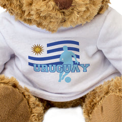 URUGUAY FLAG (FOOTBALL) - Teddy Bear - Cute - Uruguayan Soccer Fan Gift Present