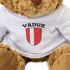 VADUZ FLAG - Teddy Bear - Cute Cuddly Soft - Liechtenstein Gift Present