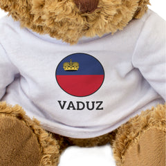 VADUZ (LIECHTENSTEIN FLAG ROUNDEL) - Teddy Bear - Funny Souvenir Gift Present