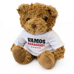 VAMOS PARAGUAY! - Teddy Bear - Cute Funny - Paraguayan Sports Fan Gift Present