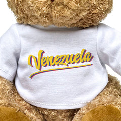 VENEZUELA (SCRIPT) - Teddy Bear - Cute Cuddly Soft Funny - Souvenir Gift Present