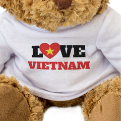 LOVE VIETNAM (FLAG HEART) - Teddy Bear - Cute Funny - Souvenir Gift Present