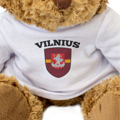 VILNIUS FLAG - Teddy Bear - Cute Cuddly Soft Adorable - Lithuania Gift Present