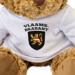 VLAAMS BRABANT FLAG - Teddy Bear - Cute - Flemish Brabant Belgium Gift Present