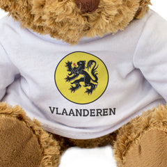 VLAANDEREN FLAG ROUNDEL - Teddy Bear - Cute - Flanders Souvenir Gift Present