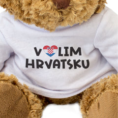 VOLIM HRVATSKU (I LOVE CROATIA) - Teddy Bear - Cute Cuddly Soft - Gift Present