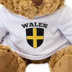 WALES FLAG (ST. DAVID'S CROSS) - Teddy Bear - Cute Cuddly Soft - Gift Present
