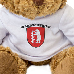 WARWICKSHIRE COUNTY FLAG - Teddy Bear - Cute Cuddly Soft - Gift Present