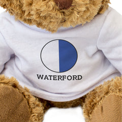 WATERFORD COUNTY COLOURS (ROUNDEL) - Teddy Bear - Cute - Ireland Gift Present